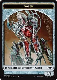 Golem Token - Foil Golem Token