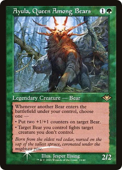 Ayula, Queen Among Bears - Retro Frame