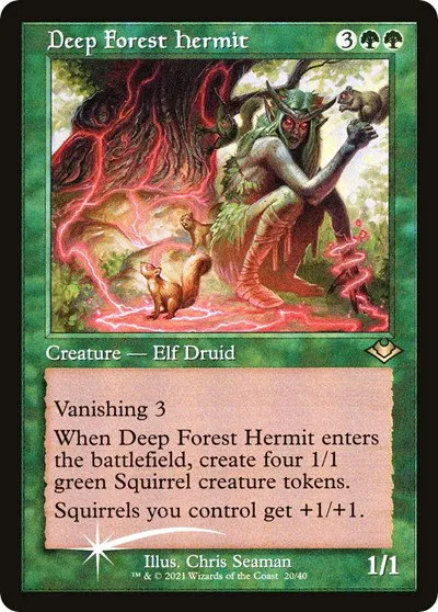Deep Forest Hermit - Retro Frame