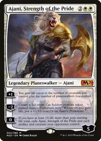 Ajani, Strength of the Pride - Foil Ajani Strength Of The Pri