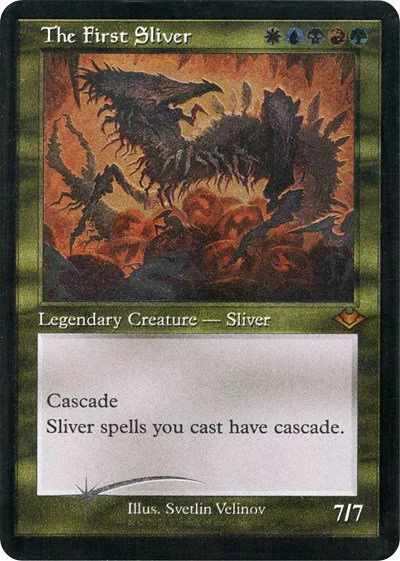 The First Sliver - Retro Frame Foil Etched
