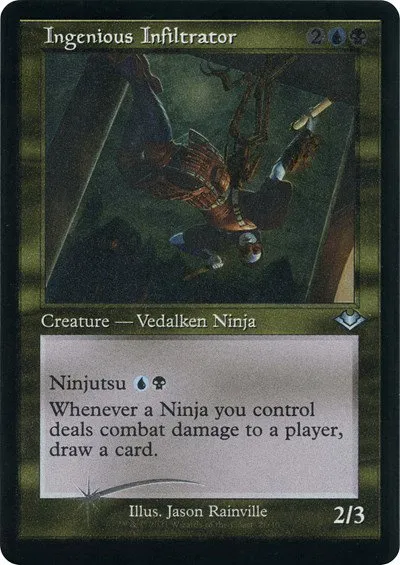 Ingenious Infiltrator - Retro Frame Foil Etched