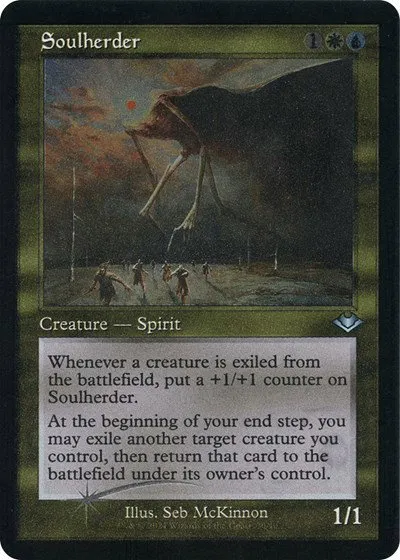 Soulherder - Retro Frame Foil Etched