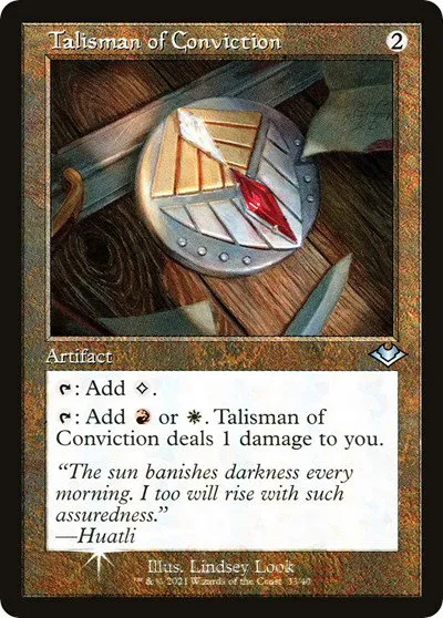 Talisman of Conviction - Retro Frame