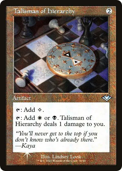 Talisman of Hierarchy - Retro Frame