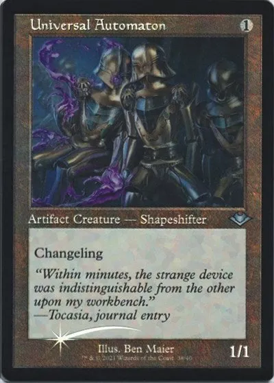Universal Automaton - Retro Frame Foil Etched