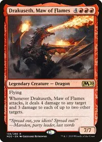 Drakuseth, Maw of Flames - Foil Drakuseth Maw Of Flames