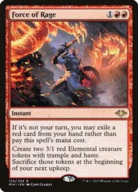 Force of Rage - Foil