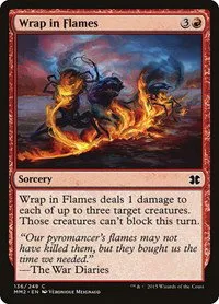 Wrap in Flames - Foil