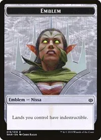 Emblem - Nissa, Who Shakes the World - Normal Emblem Nissa Who Shakes