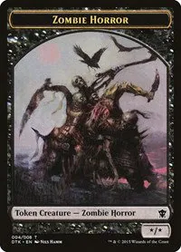 Zombie Horror Token - Normal Zombie Horror Token