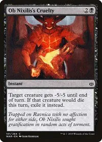 Ob Nixilis's Cruelty - Foil
