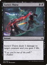 Sorin's Thirst - Foil