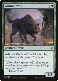 Arlinn's Wolf - Foil