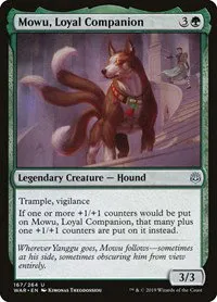 Mowu, Loyal Companion - Foil