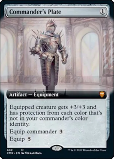 Commander's Plate - Foil