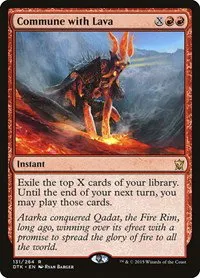 Commune with Lava - Foil
