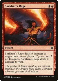 Sarkhan's Rage - Foil