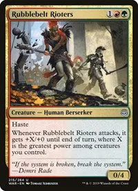 Rubblebelt Rioters - Foil