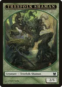 Treefolk Shaman Token - Normal Treefolk Shaman Token