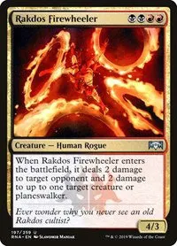 Rakdos Firewheeler - Foil