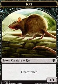 Rat // Cat Double-sided Token