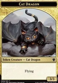 Cat Dragon // Dragon (006) Double-Sided Token