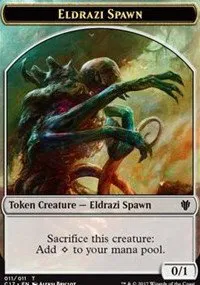 Eldrazi Spawn // Vampire Double-Sided Token