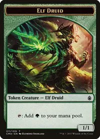 Elf Druid Token - Normal Elf Druid Token