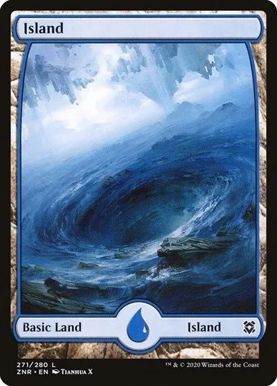 Island (271) - Full Art - Foil