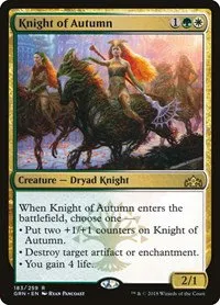 Knight of Autumn - Foil
