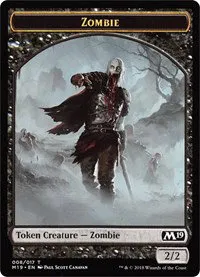Zombie // Thopter Double-Sided Token