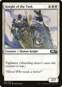 Knight of the Tusk - Foil