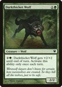 Darkthicket Wolf - Foil