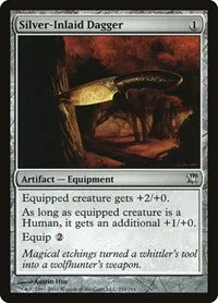 Silver-Inlaid Dagger - Foil