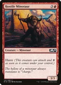 Hostile Minotaur - Foil