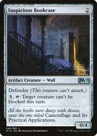 Suspicious Bookcase - Foil