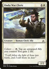 Ondu War Cleric - Foil