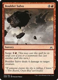 Boulder Salvo - Foil