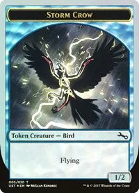 Storm Crow Token - Foil Storm Crow Token