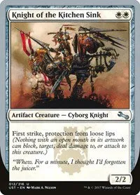 Knight of the Kitchen Sink - C Foil