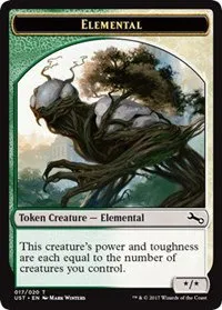 Elemental Token - Foil Elemental Token