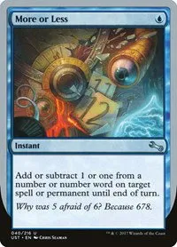 More or Less - Foil