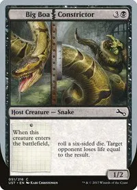 Big Boa Constrictor - Foil