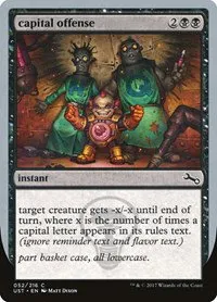 capital offense - Foil