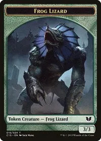 Frog Lizard // Germ Double-Sided Token