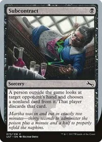 Subcontract - Foil