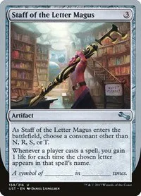 Staff of the Letter Magus - Foil