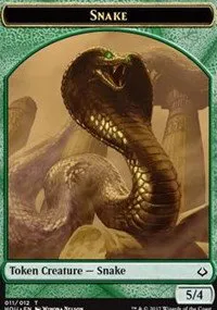 Snake // Zombie Double-Sided Token