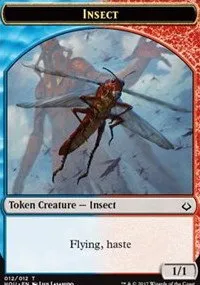 Insect // Warrior Double-Sided Token